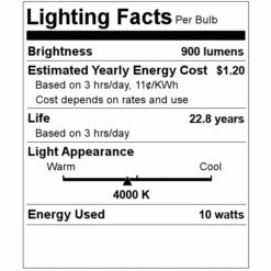 Keystone LED Reflector Flood Retrofit (12733) 7 Keystone LED Reflector Flood Retrofit (12733) -LED Glow Shop 12733 Lighting Facts Labelmd