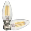 Satco LED Filament Light Bulb (2 Pack) (21707) -LED Glow Shop 21707alg