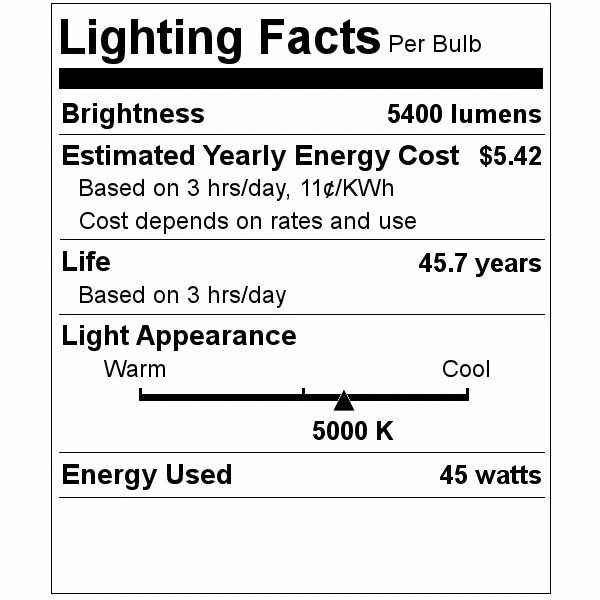 Venture LED Light Bulb (26126) 5 Venture LED Light Bulb (26126) - Image 3